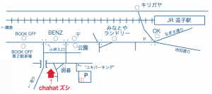 chahat逗子地図